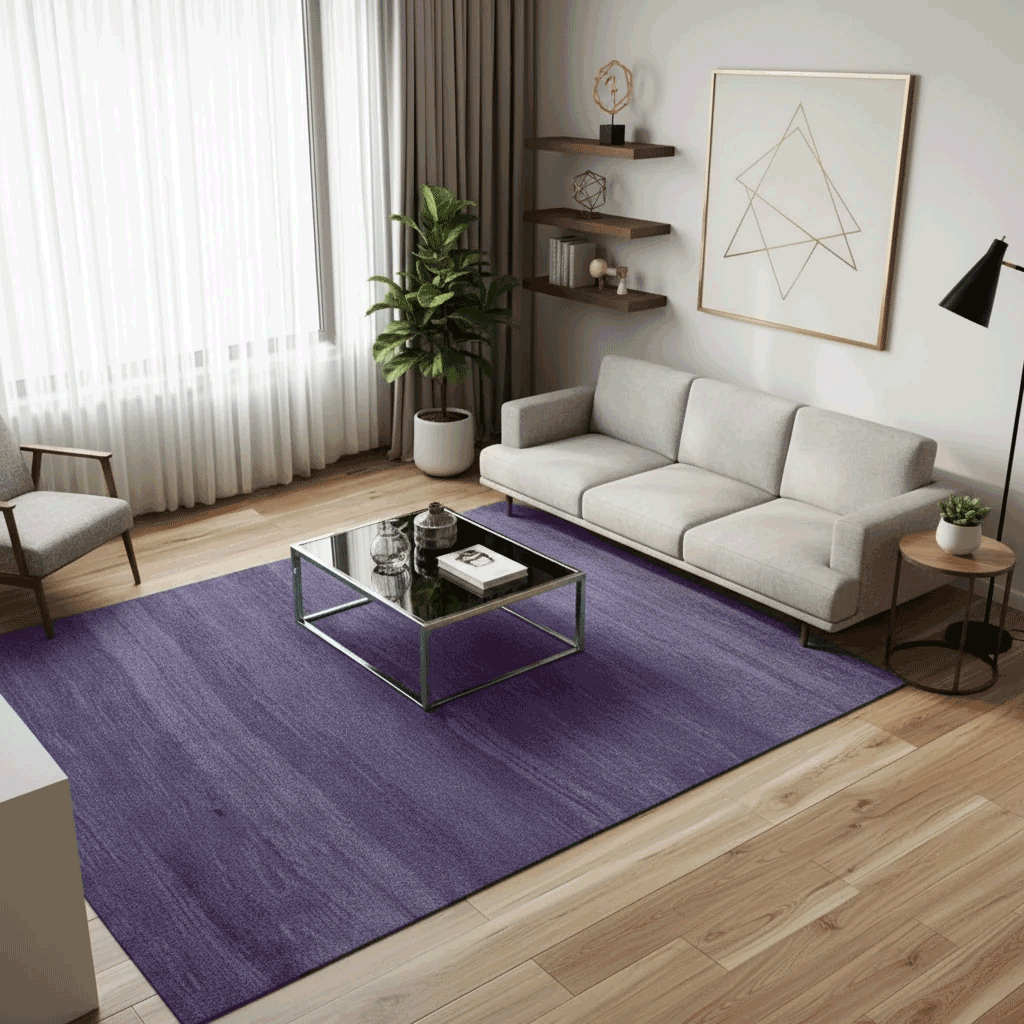 ایده‌های دکوراسیون با گبه دستباف در اتاق نشیمن